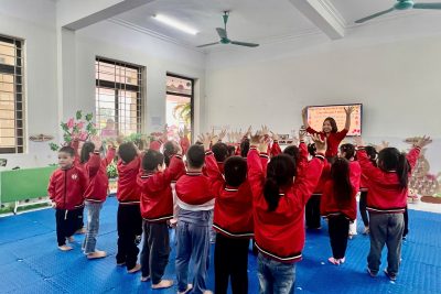 Hoạt động góc của lớp C5 – Trường mầm non Nguyễn Úy