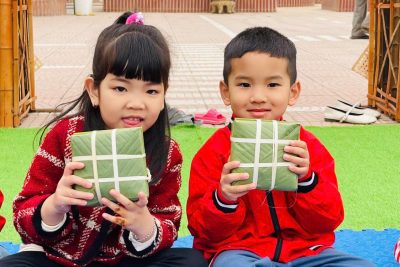 Hoạt động trải nghiệm “Gói bánh chưng”