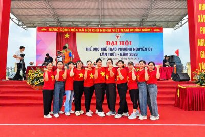 HƯỞNG ỨNG ĐẠI HỘI THỂ DỤC THỂ THAO PHƯỜNG NGUYỄN ÚY LẦN THỨ I – NĂM 2026